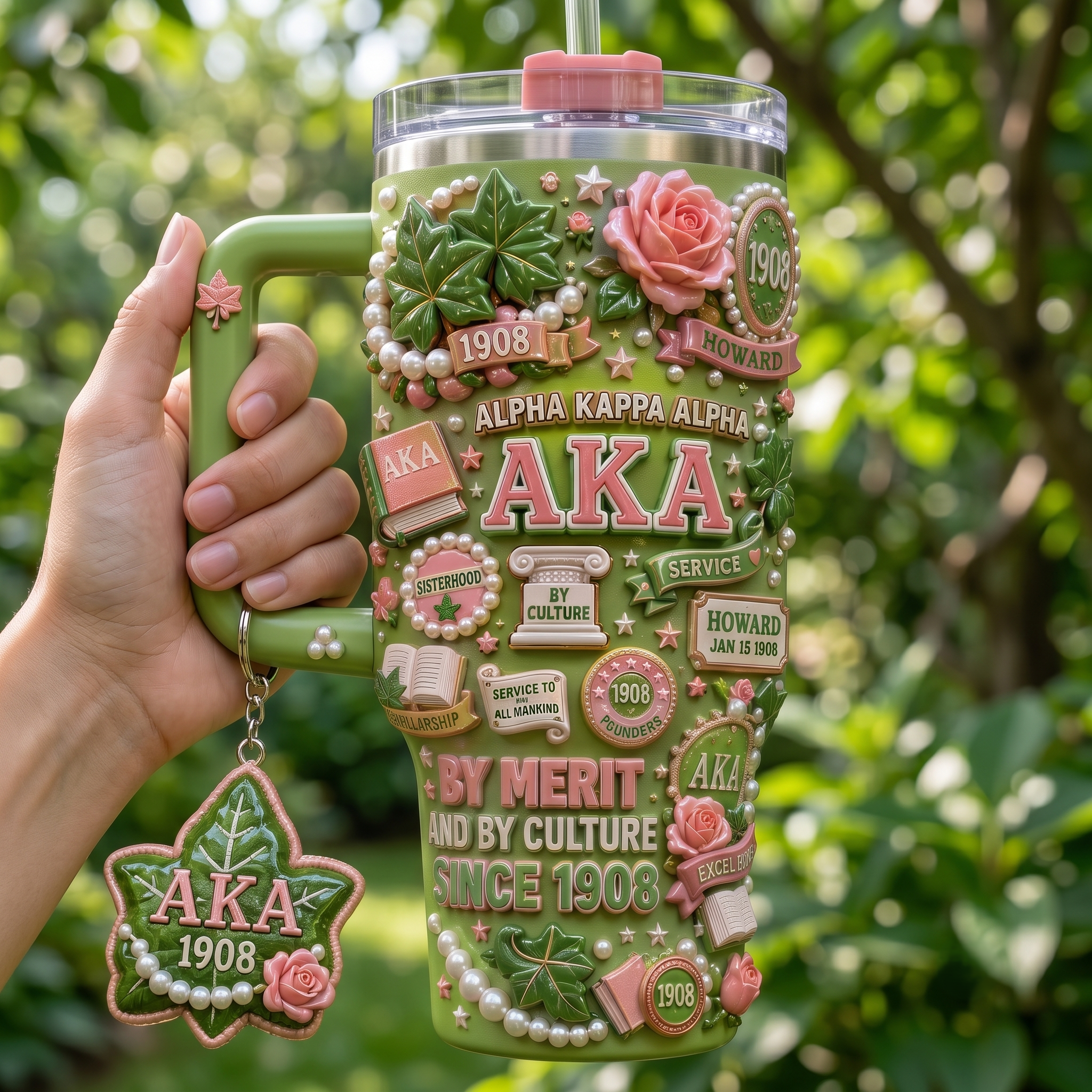AKA 40oz Tumbler With Handle HTTT