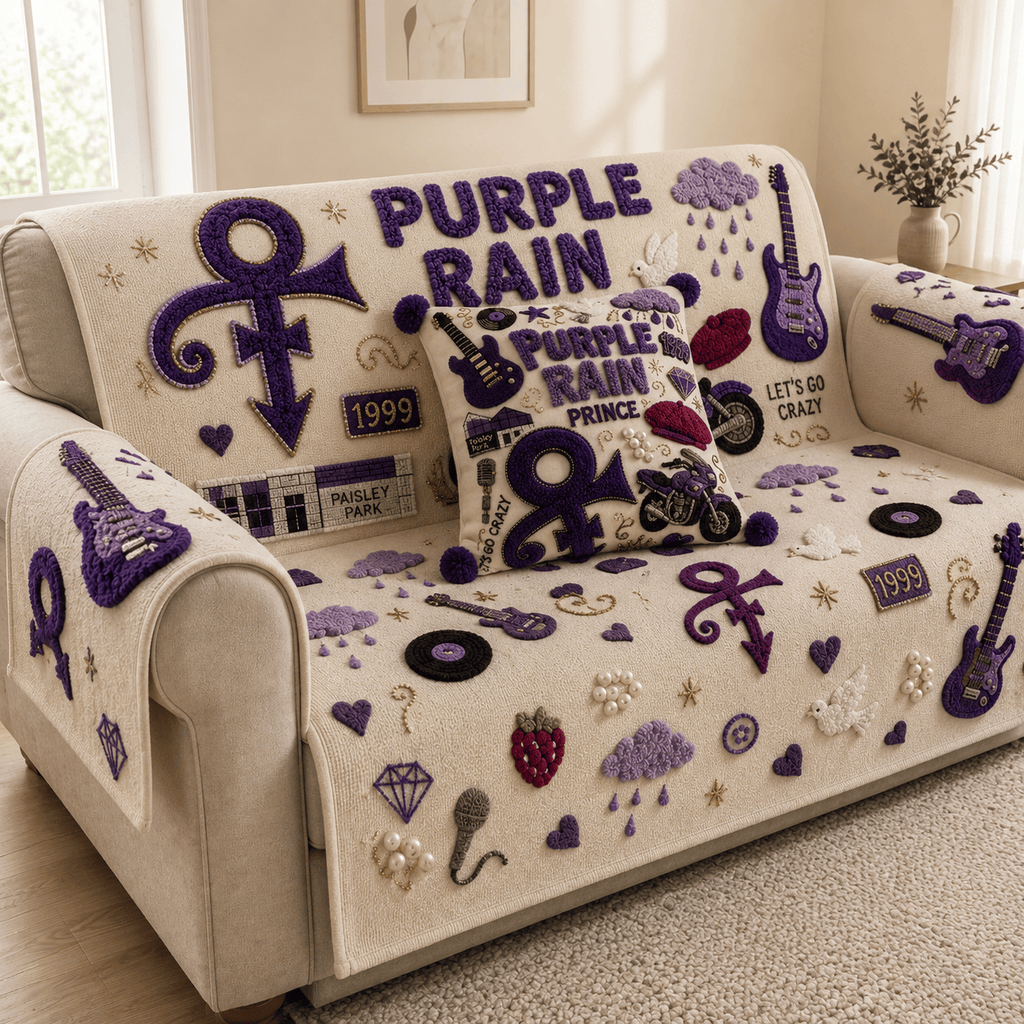 PRCE Tufted Sofa Cover & Pillow Set DNBN
