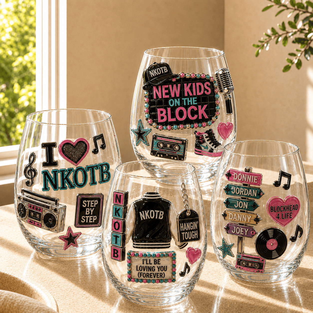 Premium NKOTB Whiskey Glass Set TMH
