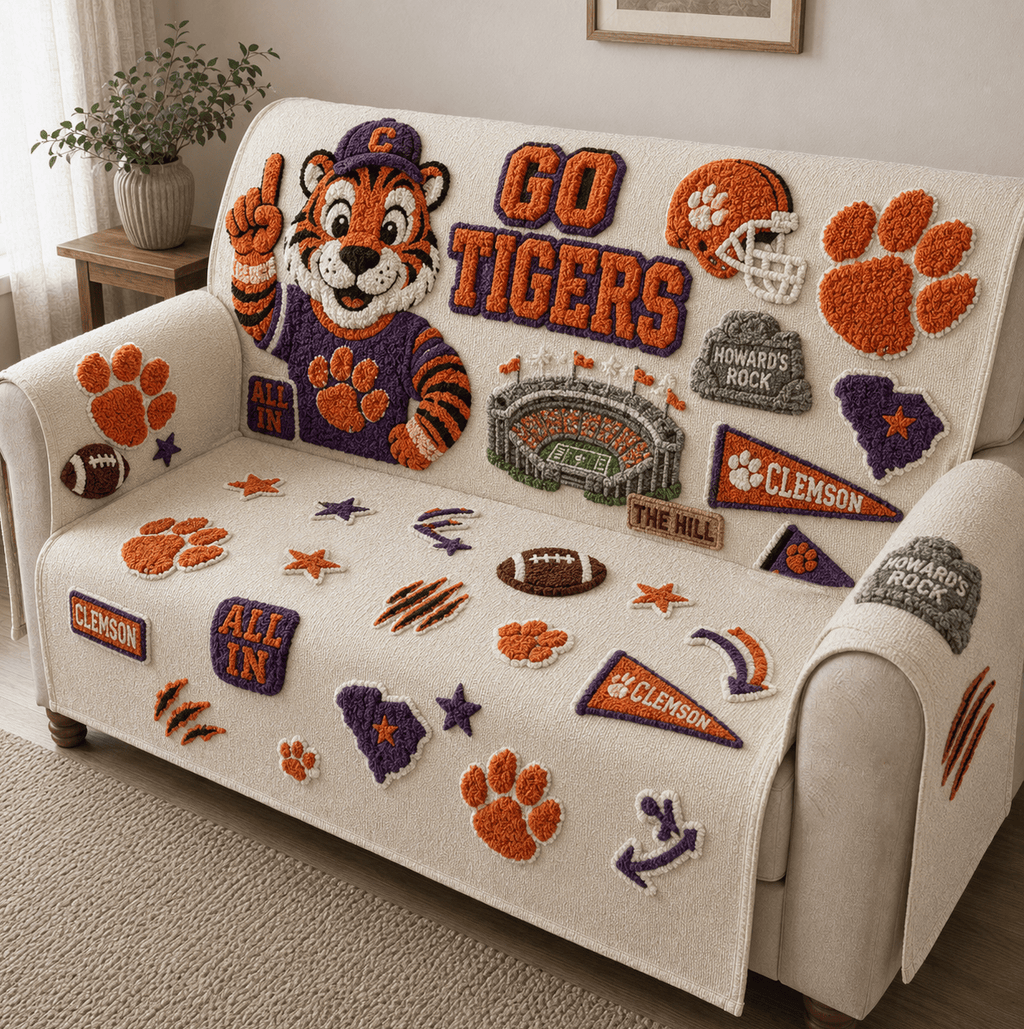 CTFB Tufted Sofa Cover & Pillow Set HTTT