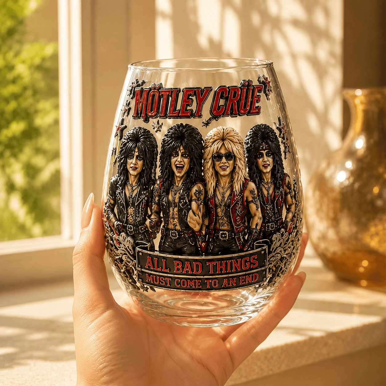 Premium MTLC Wine Glass Cup TTN