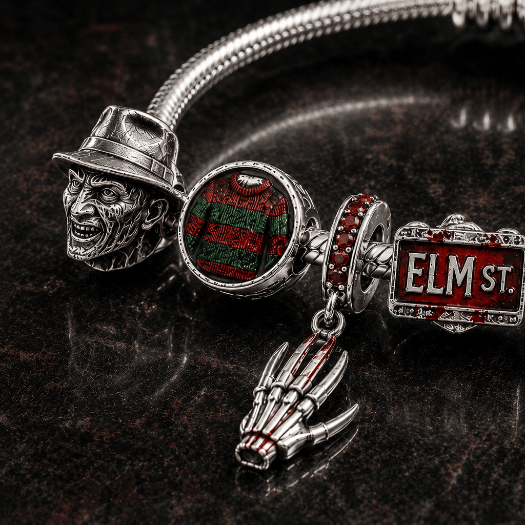 FDKG Silver Charm Bracelet Set BMD